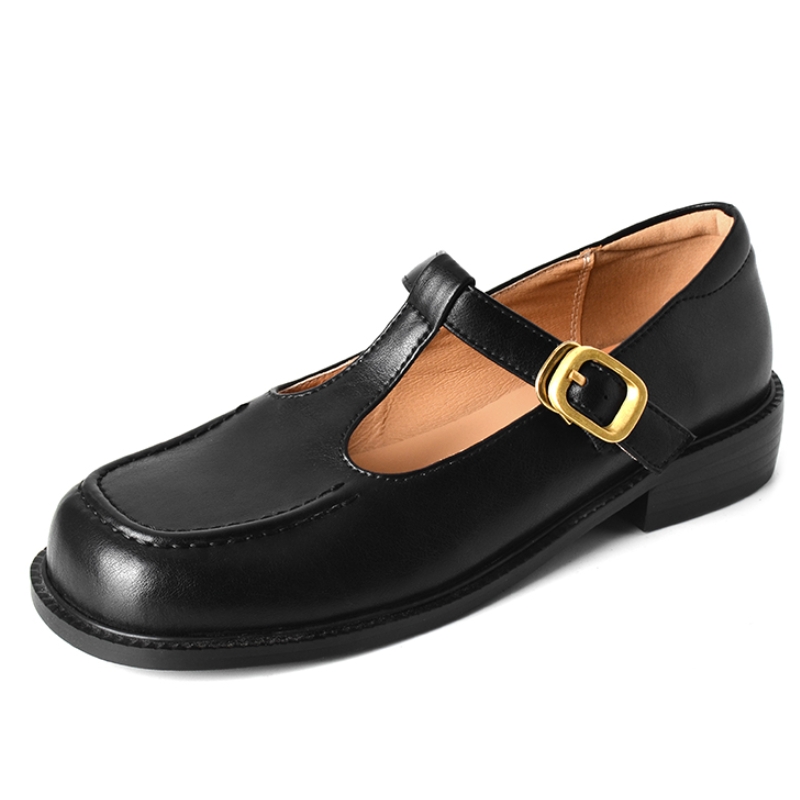 Women'S Fashion Walking Shoes - 캐주얼 여성 플랫 슈즈 정품 가죽