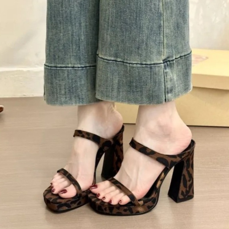 Women Fashion Korean - 여성 샌들 패션 두꺼운 밑창 하이힐