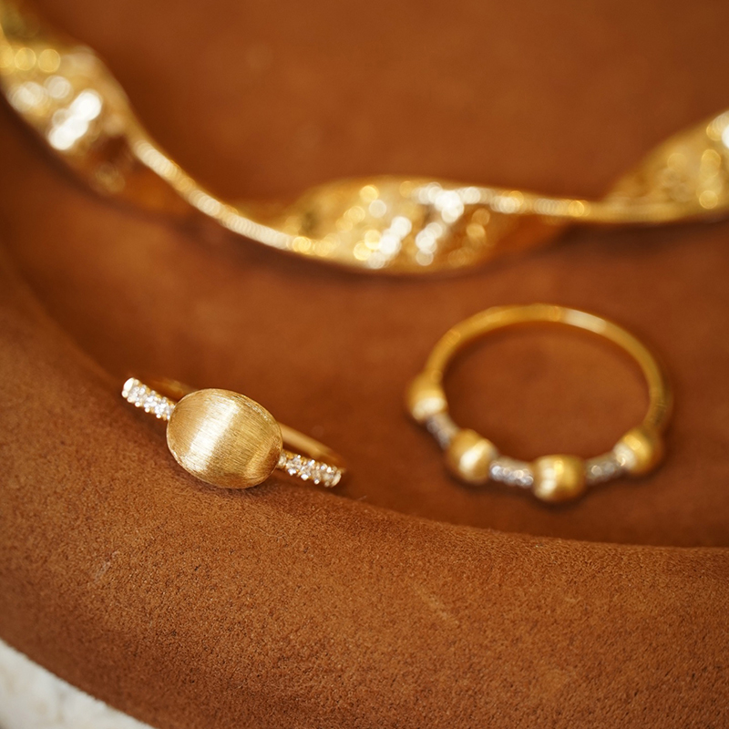 Aazuo 패션 빈티지 쥬얼리 리얼 18K 솔리드 옐로 - Women'S Fashion Rings Gold 리뷰 및 가격