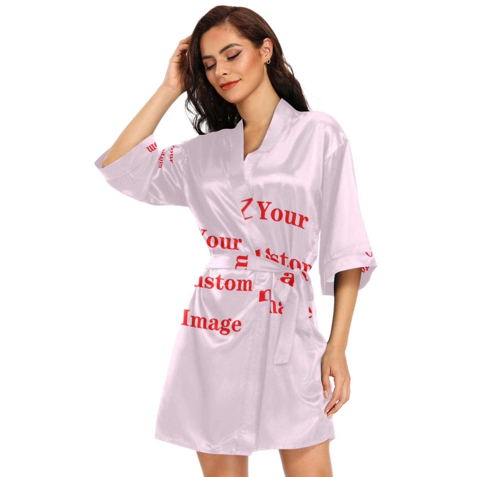 여성용 패션 새틴 가운, 긴 랩 드레스, 봄 목욕 가운 - Women'S Fashion Dresses Images 리뷰 및 가격