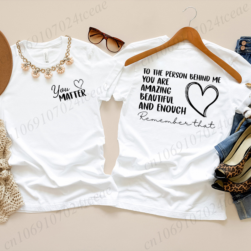 패션 여성 티셔츠 영감을 주는 명언 프린트 반팔 티셔츠 - Women Fashion Quotes 리뷰 및 가격