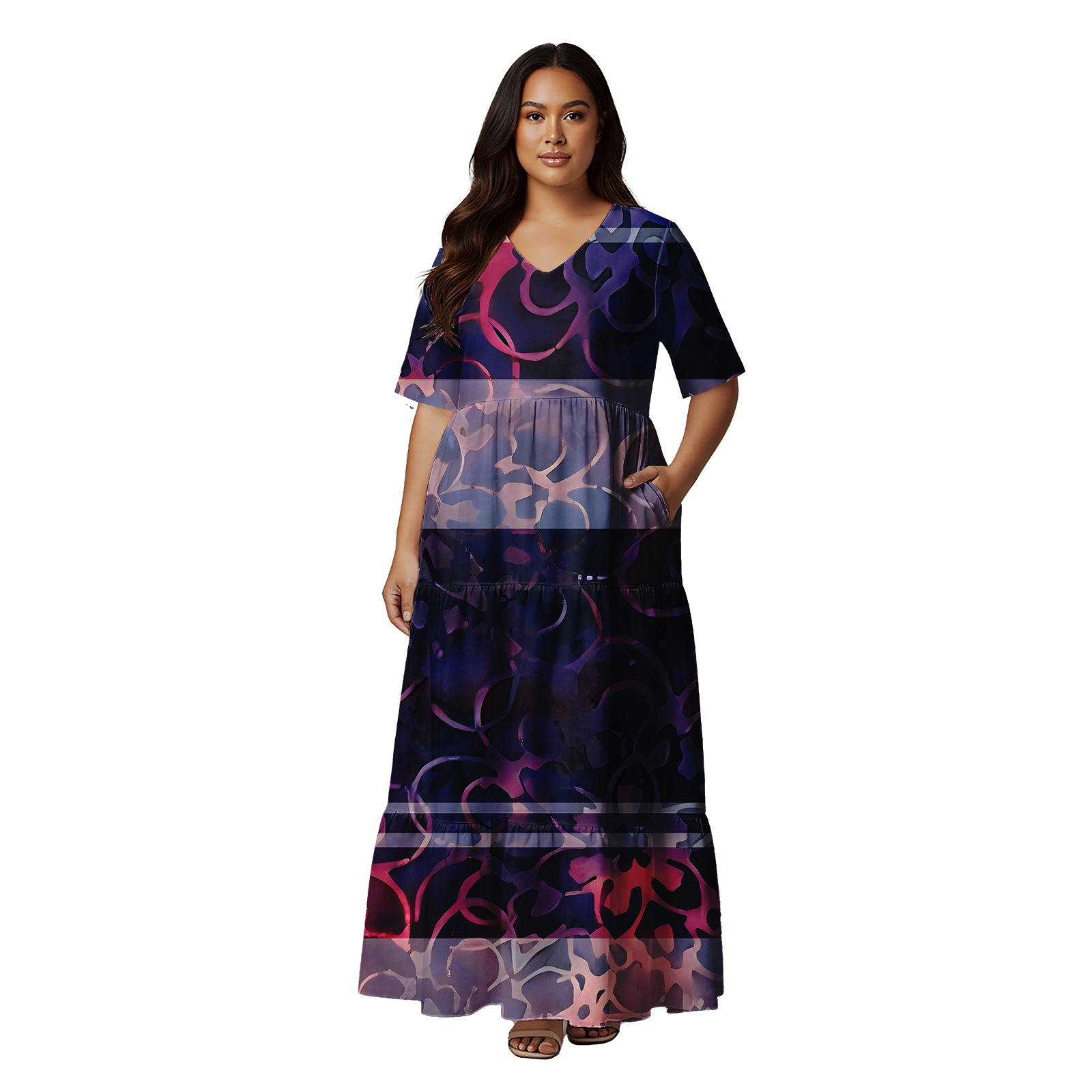 통가 피지 맞춤 이미지 로얄 블루 여성 스커트 하와이안 - Women'S Fashion Dresses Images 리뷰 및 가격
