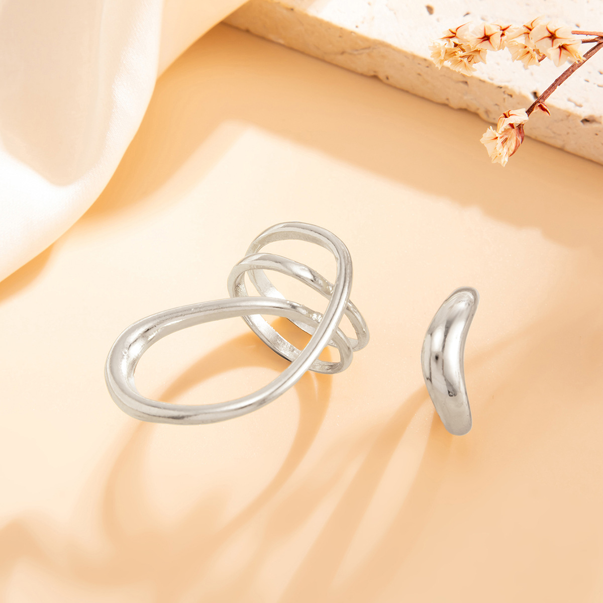여성용 골드 미니멀리스트 불규칙 발가락 반지, 추상적인 - Women'S Fashion Rings Gold 리뷰 및 가격