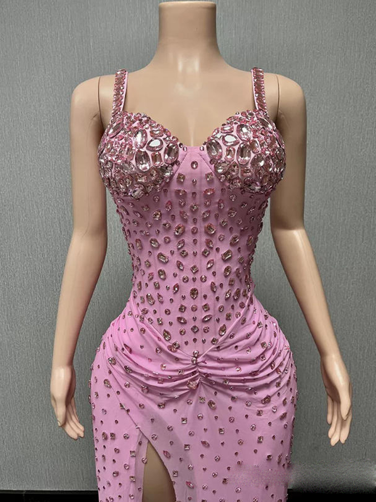 고품질 핫스탬핑 섹시한 멜빵 슬릿 드레스 2026 신상 - Women'S Fashion Dresses Images 리뷰 및 가격