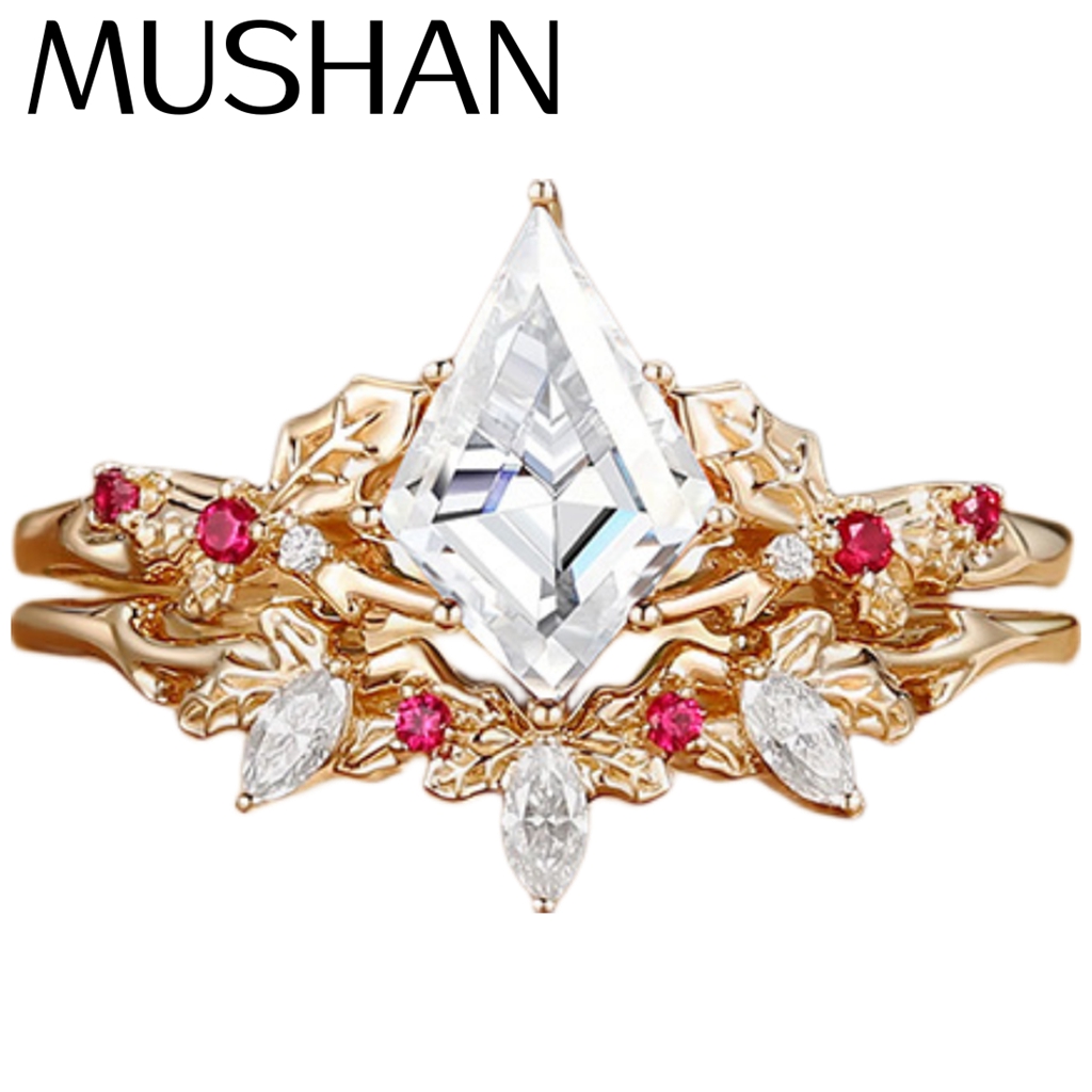 무산 커스텀 주얼리 925 스털링 실버 링 모이사나이트 - Women'S Fashion Rings Gold 리뷰 및 가격